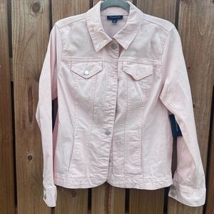 Charter Club Women’s Pink Jean Jacket